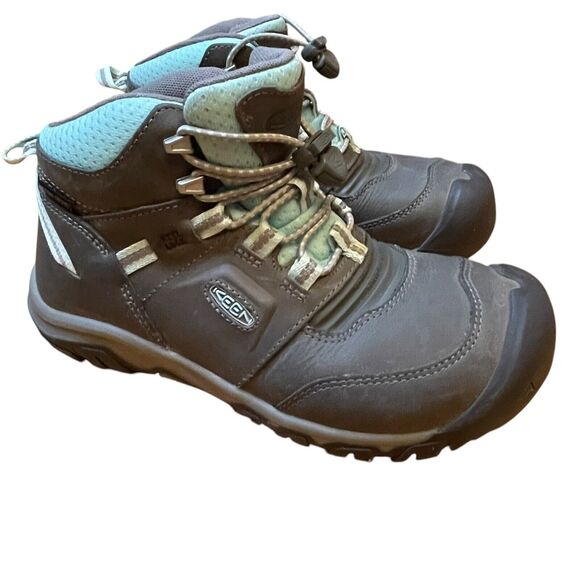 KEEN Other - KEEN Unisex Youth Ridge Flex Mid Height Waterproof Leather Hiking Boots Size 3